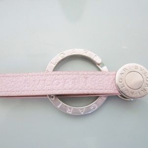 Authentic  BVLGARI sub zero Keyring and charm Sterling Silver